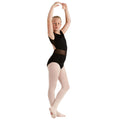 Leichte Sonnenbräune - Front - Silky Dance - "High Performance" Ballettstrumpfhosen mit wandelbarer Spitze für Mädchen