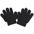 Schwarz - Front - Kinderhandschuhe "Magic Gloves" für den Winter