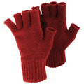 Rot - Front - FLOSO Damen Handschuhe, fingerlos