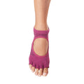 Pink - Side - Toesox - "Bellarina Groovy" Halbzehen-Socken für Damen