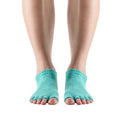 Aquablau - Back - Toesox - Halbzehen-Socken für Damen