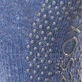 Marineblau - Side - Toesox - Halbzehen-Socken für Damen