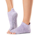 Violett - Front - Toesox - Halbzehen-Socken für Damen