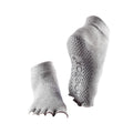 Grau - Front - Toesox - Halbzehen-Socken für Damen
