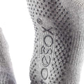 Grau - Side - Toesox - Halbzehen-Socken für Damen