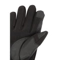 Schwarz - Side - Mountain Warehouse - Damen Touchscreen-Handschuhe, Softshell