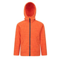 Orange - Front - Mountain Warehouse - "Snowdonia" Hoodie mit durchgehendem Reißverschluss für Kinder