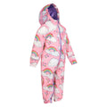 Pink-Violett - Side - Mountain Warehouse - "Puddle" Regenanzug für Kinder