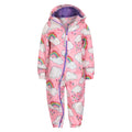 Pink-Violett - Pack Shot - Mountain Warehouse - "Puddle" Regenanzug für Kinder