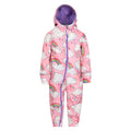 Pink-Violett - Front - Mountain Warehouse - "Puddle" Regenanzug für Kinder