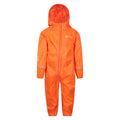 Orange - Front - Mountain Warehouse - "Puddle" Regenanzug für Kinder