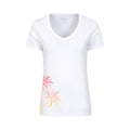 Weiß - Front - Mountain Warehouse - T-Shirt V-Ausschnitt für Damen