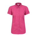 Leuchtend Rosa - Front - Mountain Warehouse - "Coconut" Hemd für Damen  kurzärmlig