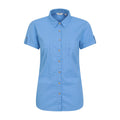 Leuchtend Blau - Front - Mountain Warehouse - "Coconut" Hemd für Damen  kurzärmlig