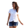 Weiß - Front - Mountain Warehouse - "Coconut" Hemd für Damen  kurzärmlig