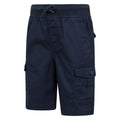 Marineblau - Side - Mountain Warehouse - Cargo-Shorts für Kinder