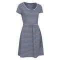 Blau - Side - Mountain Warehouse - "Essentials Lora" Kleid mit ausgestelltem Rock für Damen