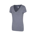 Marineblau - Back - Mountain Warehouse - "Vitality" T-Shirt V-Ausschnitt für Damen