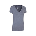Marineblau - Side - Mountain Warehouse - "Vitality" T-Shirt V-Ausschnitt für Damen