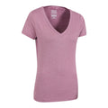 Pink - Side - Mountain Warehouse - "Vitality" T-Shirt V-Ausschnitt für Damen