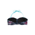 Marineblau - Back - Animal - "Docks" Bikini Oberteil Vorne gebunden für Damen