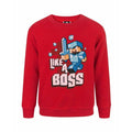 Rot - Front - Minecraft Jungen Like A Boss Sweatshirt