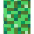 Pixel Grün - Side - Minecraft Jungen Creeper Charakter Kapuzenjacke