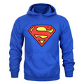 Blau - Lifestyle - Superman Herren Schild Logo Kapuzenpullover