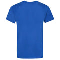 Blau - Back - Superman Herren Man Of Steel Logo T-Shirt