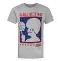 Grau - Front - Harlem Globetrotters Herren T-Shirt