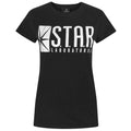 Schwarz - Front - Flash TV Damen STAR Laboratories T-Shirt