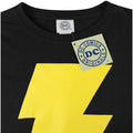 Schwarz - Side - Shazam Damen Logo T-Shirt
