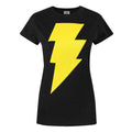 Schwarz - Front - Shazam Damen Logo T-Shirt