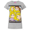 Grau - Front - Disney Damen Princess No Filter T-Shirt