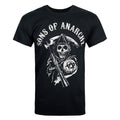Schwarz - Front - Sons Of Anarchy offizielles Reaper Herren T-Shirt
