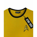 Gelb - Side - Star Trek offizielles Herren Command Uniform T-Shirt