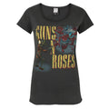 Anthrazit - Front - Amplified Damen Guns N Roses Appetite Attack T-Shirt