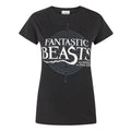 Schwarz - Front - Fantastic Beasts And Where To Find Them Damen Logo T-Shirt