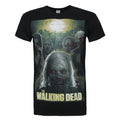 Schwarz - Front - Walking Dead offizielles Herren Poster T-Shirt