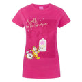 Pink - Front - Disney Damen T-Shirt Beauty And The Beast Spell To Be Broken