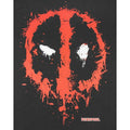 Schwarz - Back - Marvel offizielles Deadpool Herren Splat Logo T-Shirt