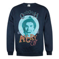 Marineblau - Front - Elf - "Oh Hes Angry" Sweatshirt für Herren-Damen Unisex - weihnachtliches Design