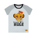 Grau-Orange - Back - The Lion King - "Ready To Rule" Schlafanzug für Jungen