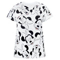 Weiß-Schwarz - Back - Disney - T-Shirt für Damen