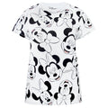 Weiß-Schwarz - Front - Disney - T-Shirt für Damen