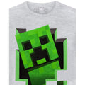 Grau - Side - Minecraft - "Inside" T-Shirt für Jungen