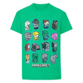Grün - Front - Minecraft - "Mini" T-Shirt für Jungen