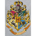 Grau - Back - Harry Potter - "Hogwarts Crest" Oberteil für Mädchen