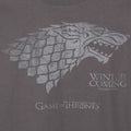 Grau - Side - Game of Thrones - "Winter Is Coming" T-Shirt für Herren