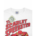 Weiß-Rot - Back - The Flash - "The Scarlet Speedster" T-Shirt für Herren